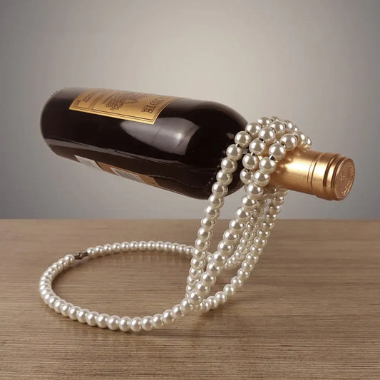 Pearl Necklace Wine Rack